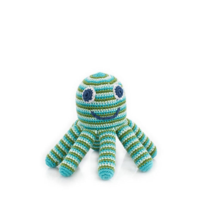 Plush Ocean Toy - Green Octopus Rattle - Premium Baby Toys & Activity Equipment from Pebble - Just $18.95! Shop now at Pat's Monograms