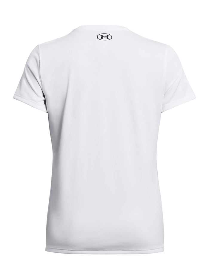 Polera manga corta Under Armour tech blanco para mujer