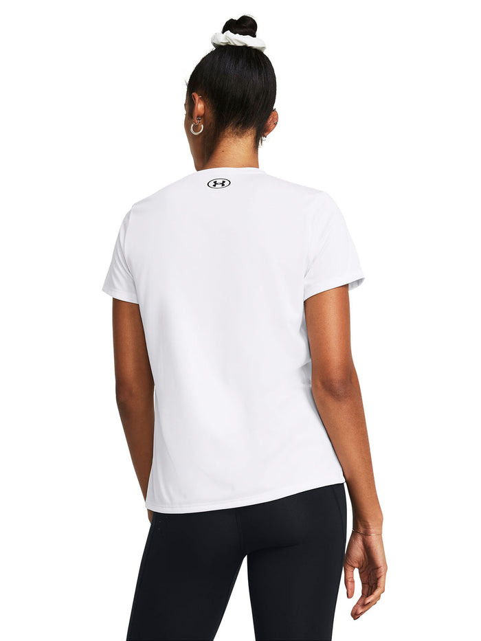 Polera manga corta Under Armour tech blanco para mujer