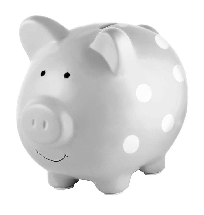 Polka Dot Piggy Bank - Premium Gifts from Pearhead - Just $21.95! Shop now at Pat's Monograms