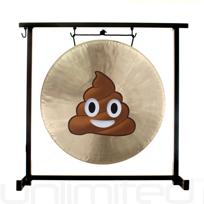 Poop Emoji Everybody Fun Gong on Stands