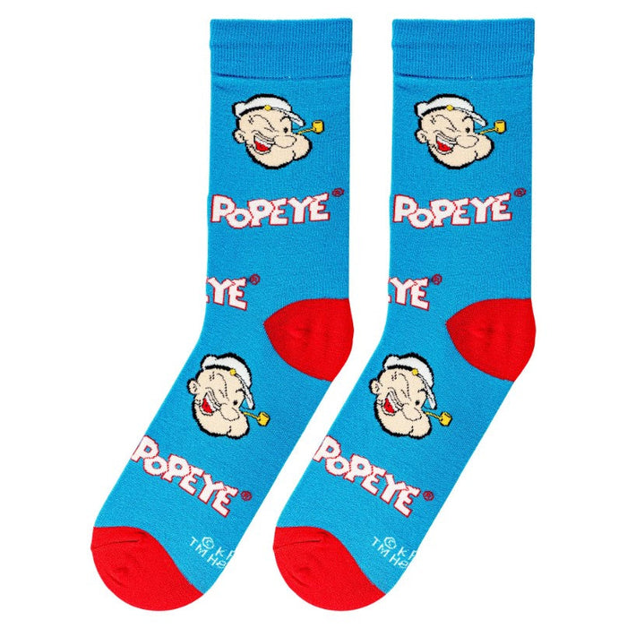 Popeye Crew Socks - Premium Socks from Crazy Socks - Just $8! Shop now at Pat's Monograms