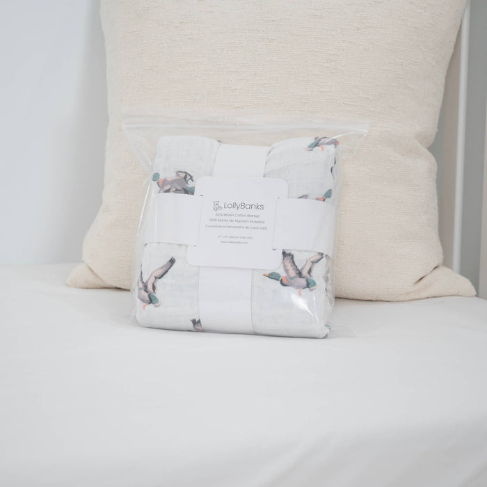 Quackin'up Baby Toddler Muslin Blanket - Premium Baby Blanket from LollyBanks - Just $29.95! Shop now at Pat's Monograms