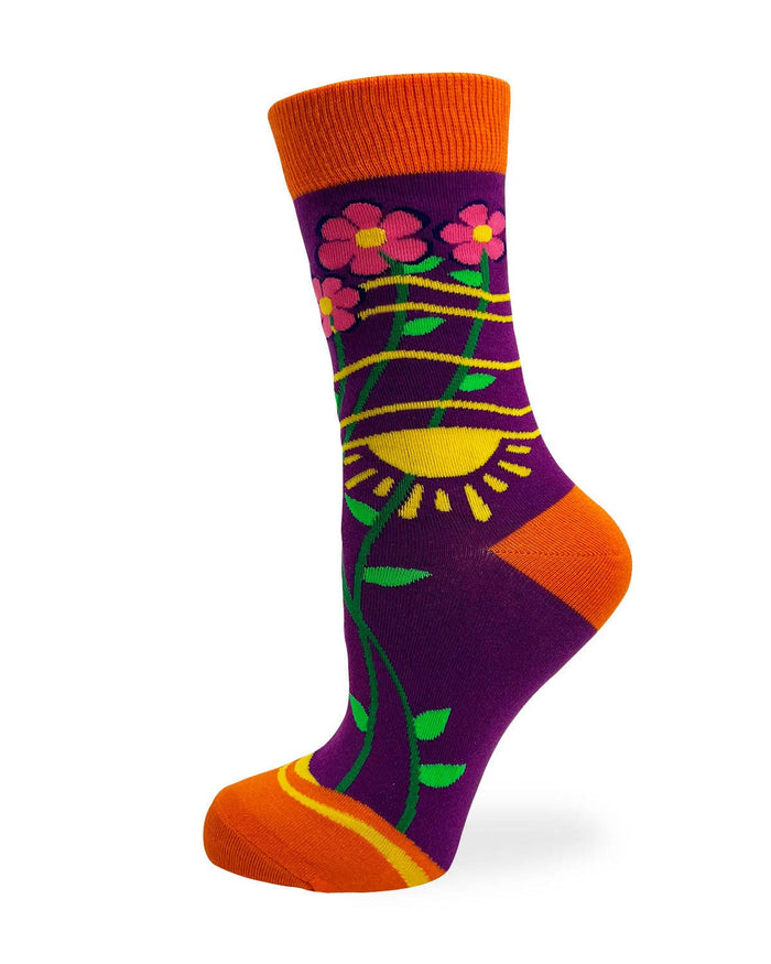 Radiate Positivity Ladies' Novelty Crew Socks - Premium socks from Fabdaz - Just $12.95! Shop now at Pat's Monograms