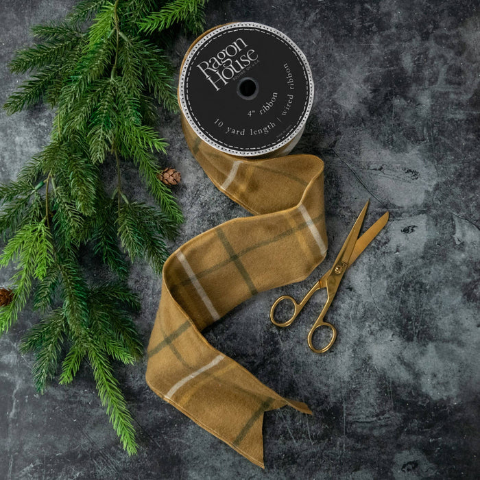 Ragon House - MUSTARD PLAID RIBBON
