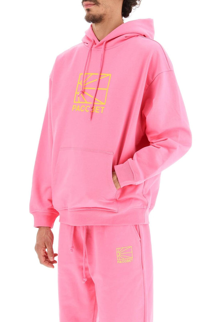 Rassvet Men Knit Big Logo Hoodie - Pink