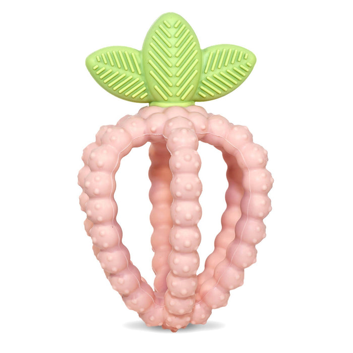 RaZberry Bites Teething Toy - Pink - Premium Baby Soothers from RaZbaby - Just $9.95! Shop now at Pat's Monograms