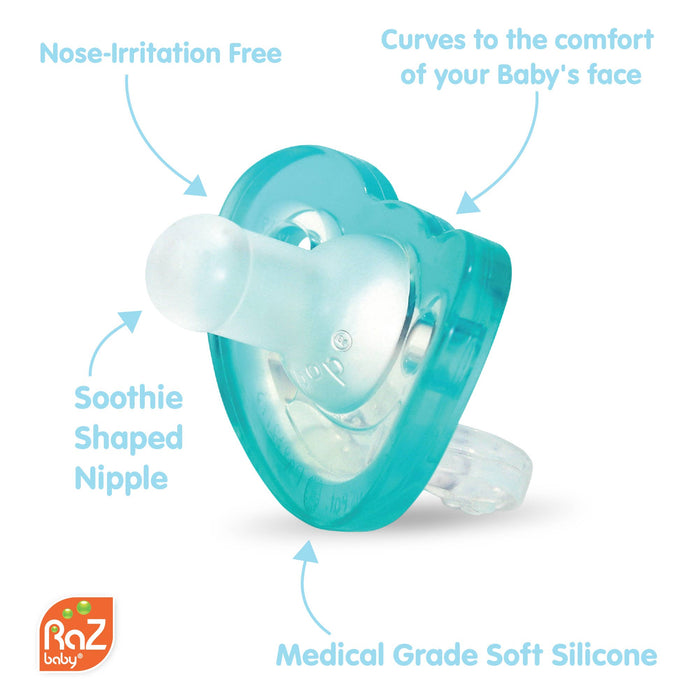 RaZbuddy Bobby Bear Paci/Teether Holder - Premium Baby Accessories from RaZbaby - Just $13.99! Shop now at Pat's Monograms
