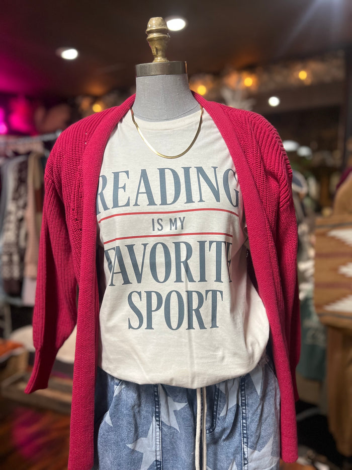 READING IS MY FAVORITE SPORT