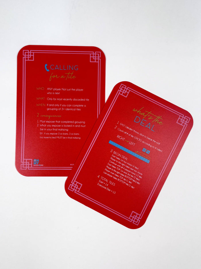 Red Shufflers - Premium Mahjong from Oh My Mahjong - Just $14.95! Shop now at Pat's Monograms