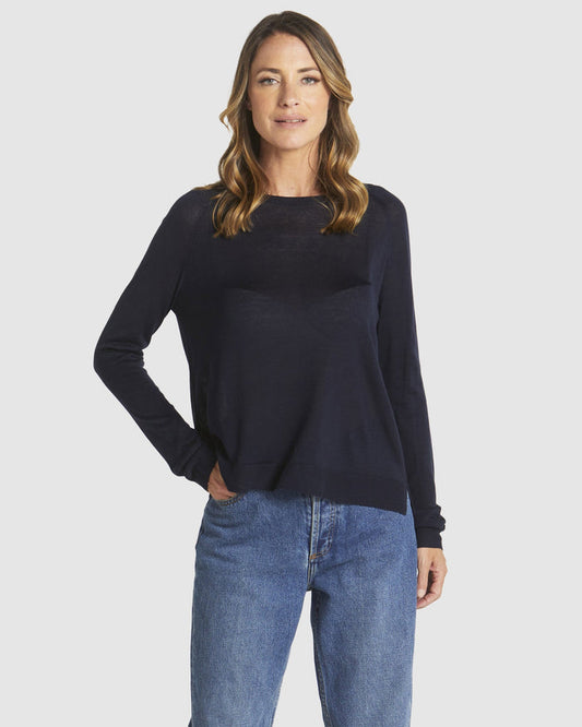 Reminiscent Knit (Navy)