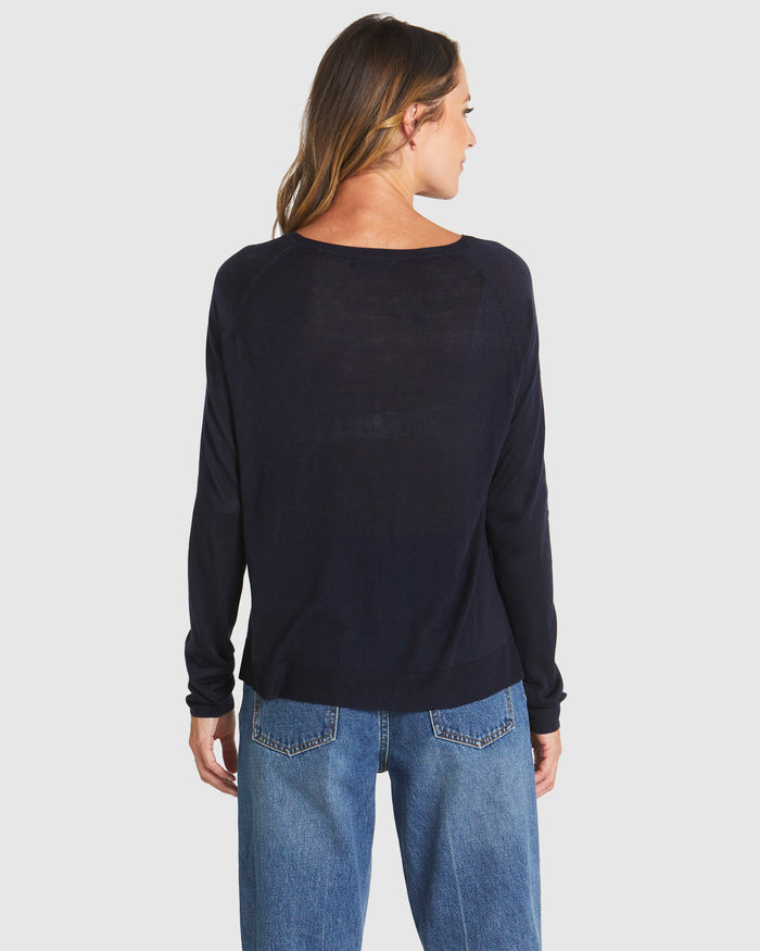 Reminiscent Knit (Navy)