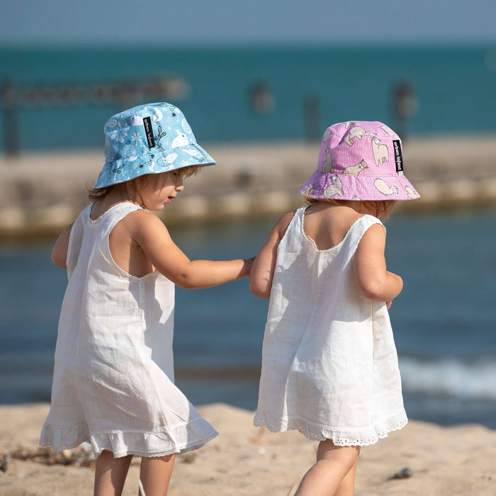 Reversible Bucket Hat for Toddlers - Poppies - Premium  from Urban Infant - Just $16.95! Shop now at Pat's Monograms