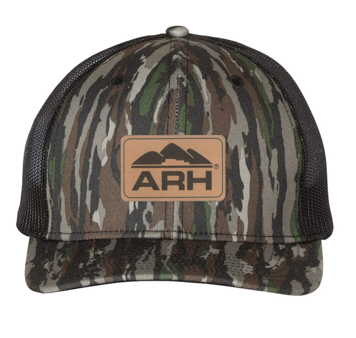 Richardson 112 Snapback Trucker Cap with Leather Patch