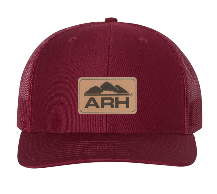 Richardson 112 Snapback Trucker Cap with Leather Patch