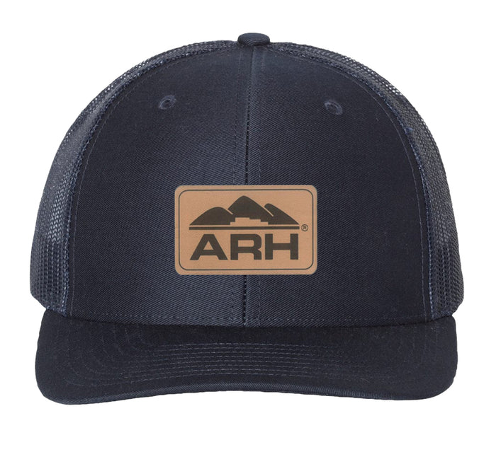 Richardson 112 Snapback Trucker Cap with Leather Patch