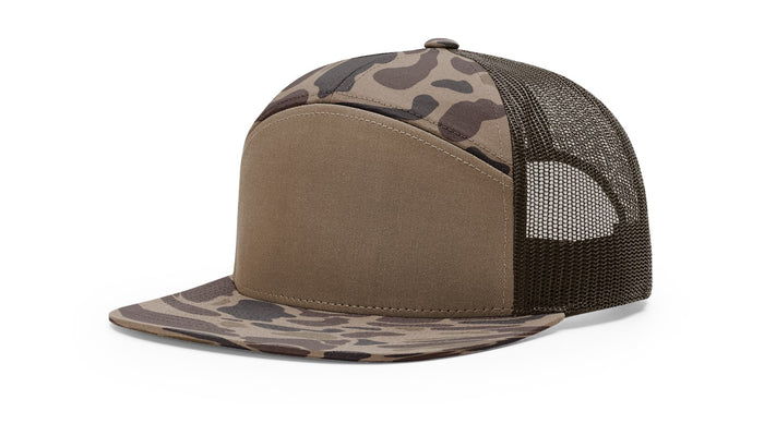 Richardson 168P - PRINTED 7 PANEL TRUCKER - Premium Caps from Richardson - Just $14.50! Shop now at Pat's Monograms