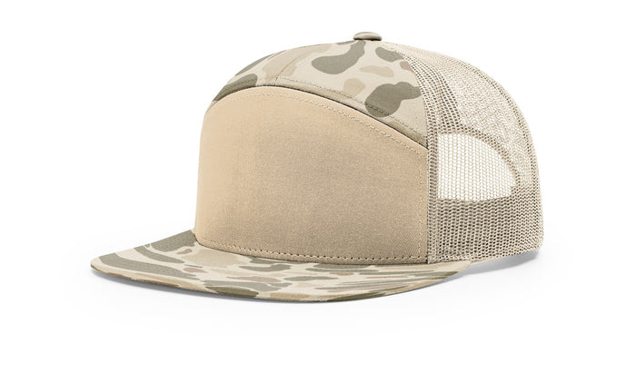 Richardson 168P - PRINTED 7 PANEL TRUCKER - Premium Caps from Richardson - Just $14.50! Shop now at Pat's Monograms