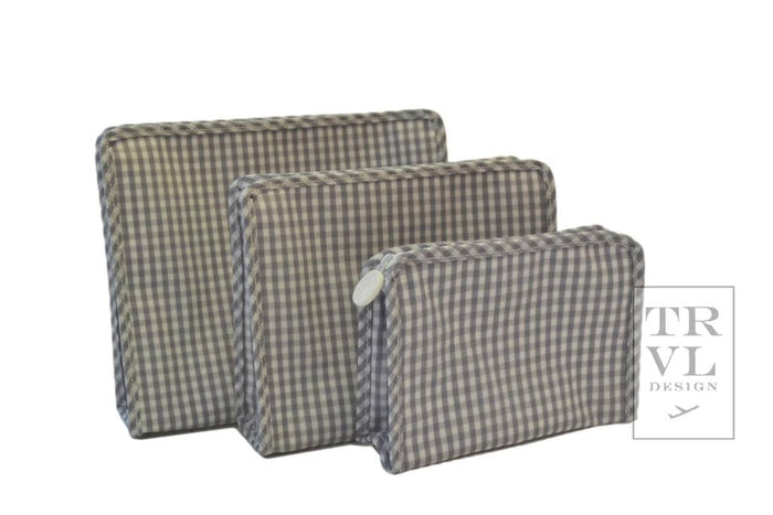 Roadie Large - Classic Gingham Print - Premium travel bag from TRVL Design - Just $32! Shop now at Pat's Monograms