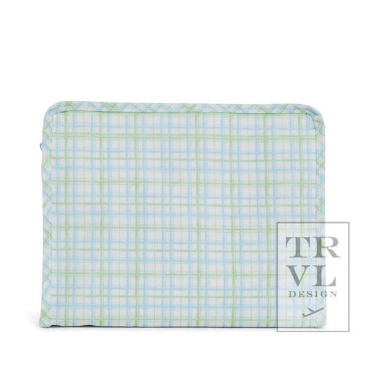 Roadie Large - Classic Plaid Zip Pouches - Premium travel bag from TRVL Design - Just $32! Shop now at Pat's Monograms