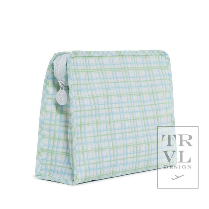 Roadie Large - Classic Plaid Zip Pouches - Premium travel bag from TRVL Design - Just $32! Shop now at Pat's Monograms