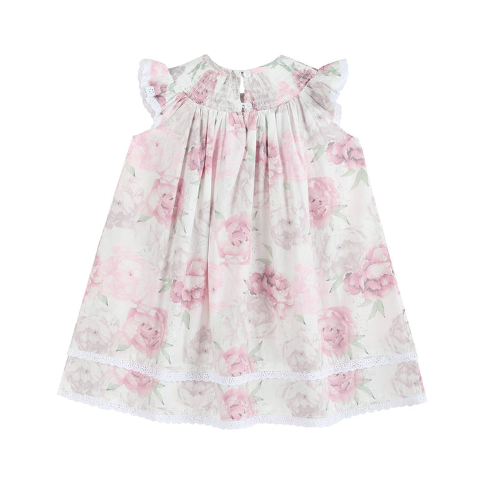 Rose Floral Print Bishop Dress - Premium Baby & Toddler Dresses from Lil Cactus - Just $34.95! Shop now at Pat's Monograms
