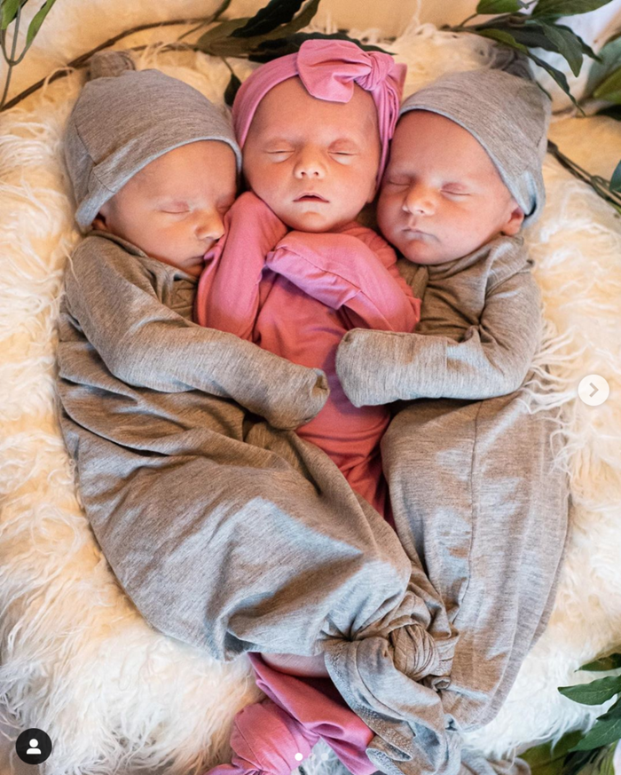 Rose Knotted Baby Gown and Headband - Premium Just for baby from Three Little Tots - Just $24.95! Shop now at Pat's Monograms