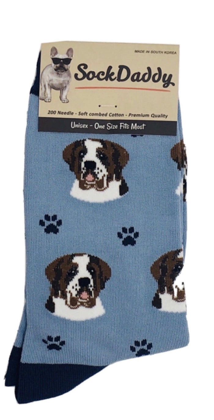 Saint Bernard Socks - Premium Socks from Sock Daddy - Just $10.95! Shop now at Pat's Monograms