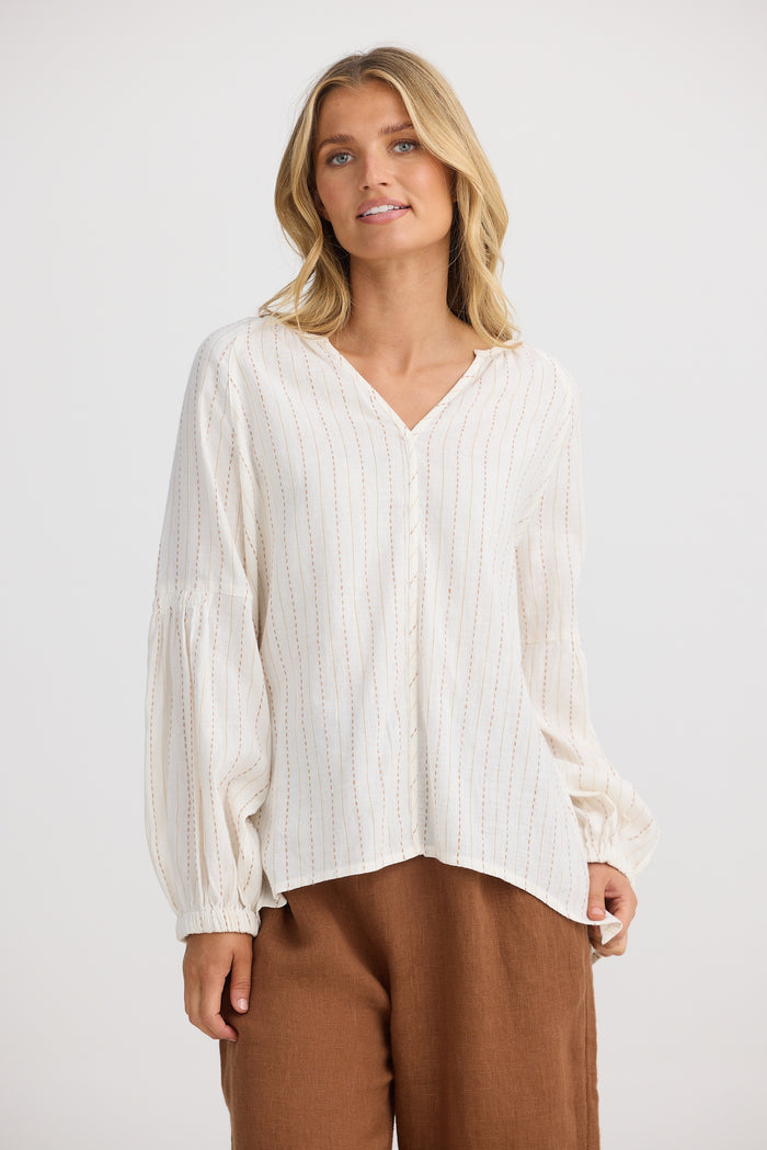 Salerno Top (Ecuador Stripe)