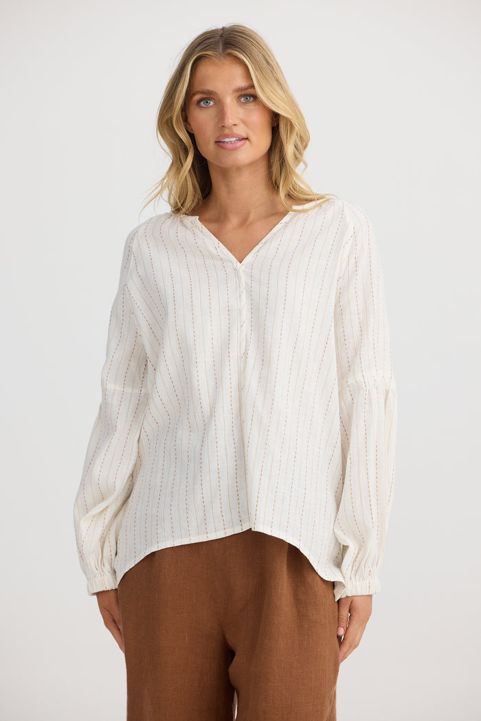 Salerno Top (Ecuador Stripe)