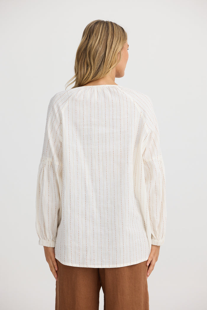 Salerno Top (Ecuador Stripe)
