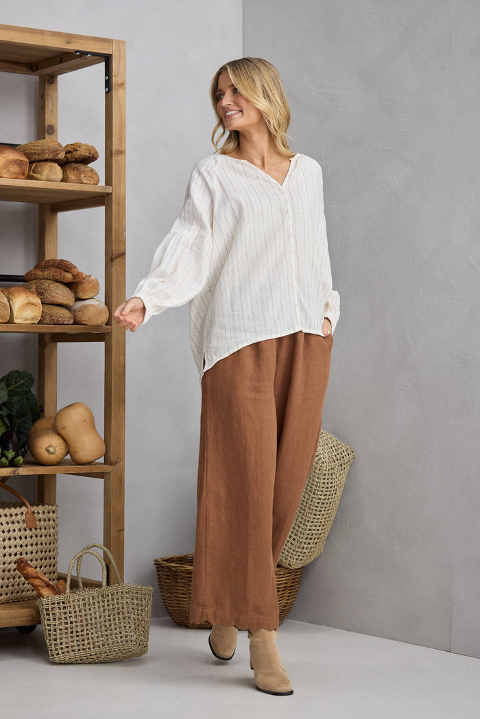 Salerno Top (Ecuador Stripe)