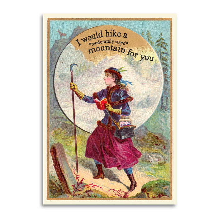 SARCASTIC RELATIONSHIP HIKE MOUNTAIN CARD