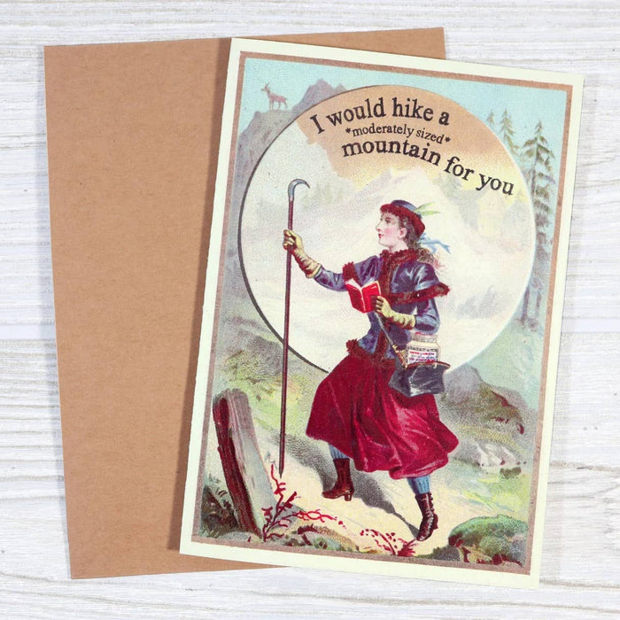 SARCASTIC RELATIONSHIP HIKE MOUNTAIN CARD