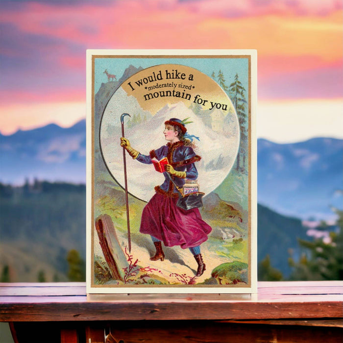 SARCASTIC RELATIONSHIP HIKE MOUNTAIN CARD