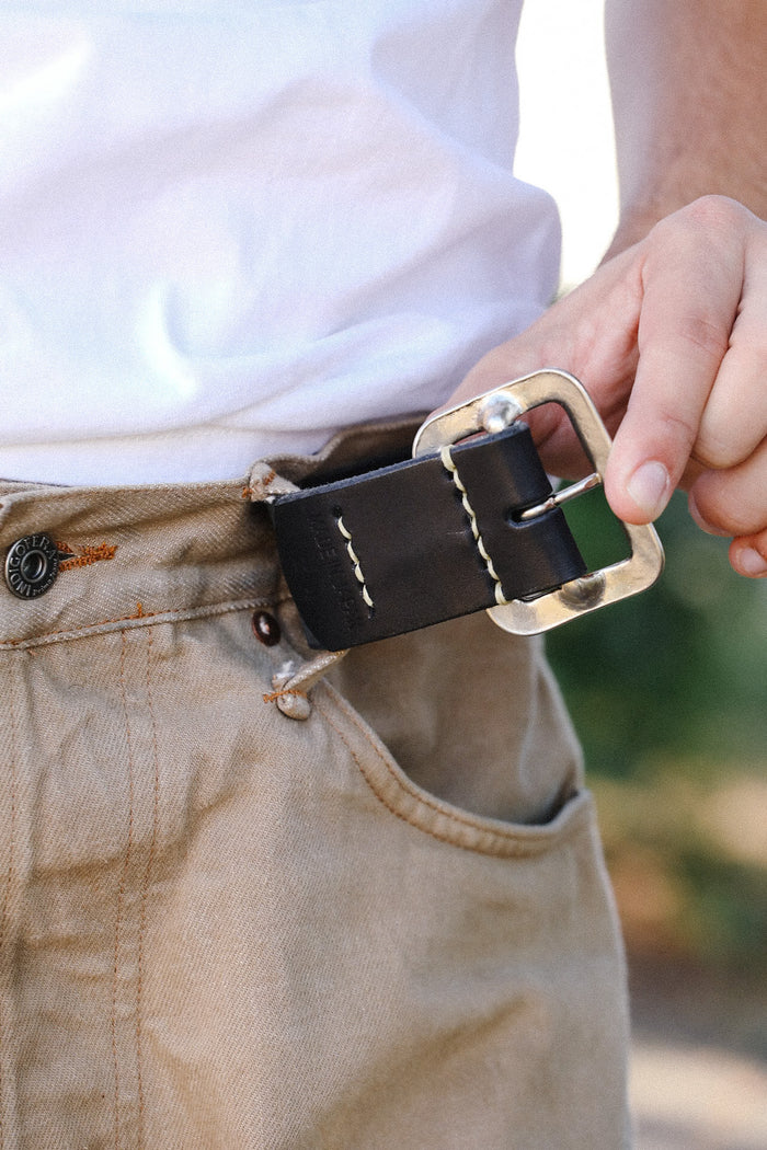 SC02320 Sugarcane Garrison Belt- Black