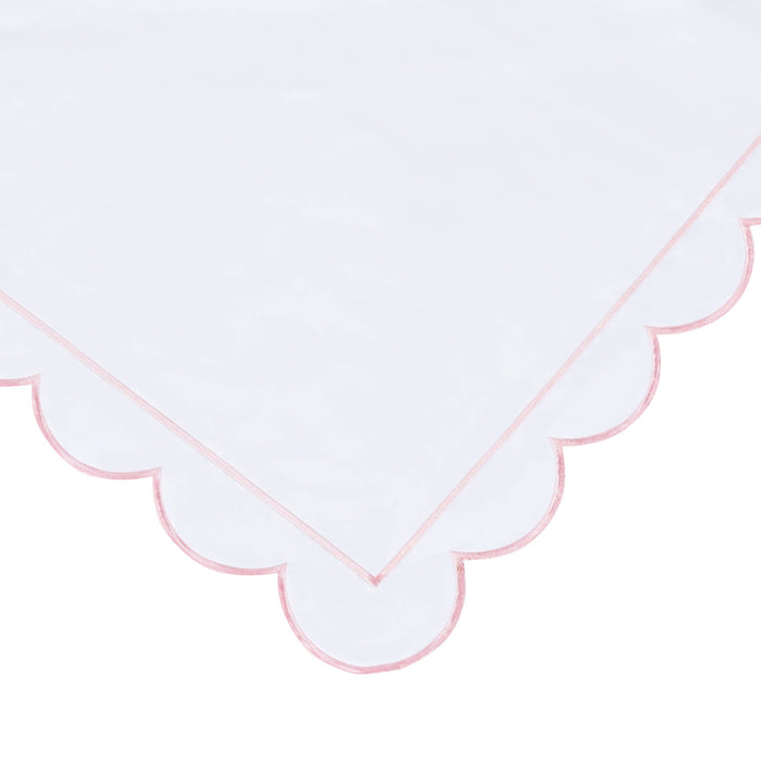 Scallop Frame Embroidered Cotton Percale Euro Sham - Premium Home Textiles from Mélange Home - Just $48.95! Shop now at Pat's Monograms