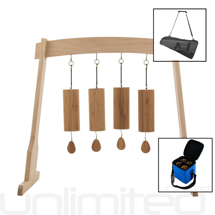 Set of Koshi Chimes on Chimefornia Stand