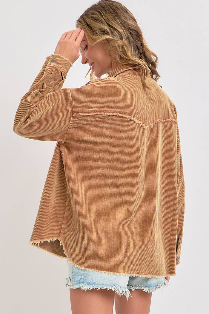 SHACKET MINERAL WASHED CORDUROY
