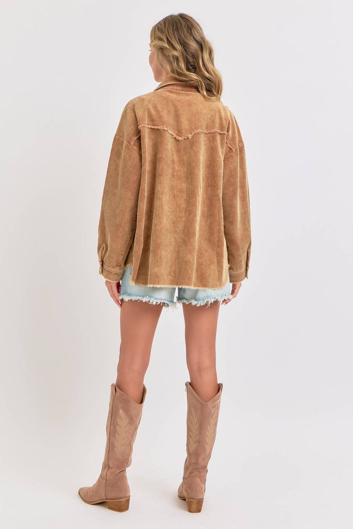 SHACKET MINERAL WASHED CORDUROY