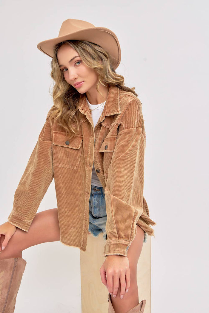 SHACKET MINERAL WASHED CORDUROY