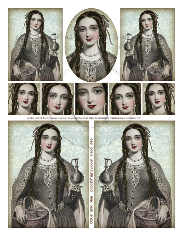 Sheet 244 PRINTED - paperwhimsy