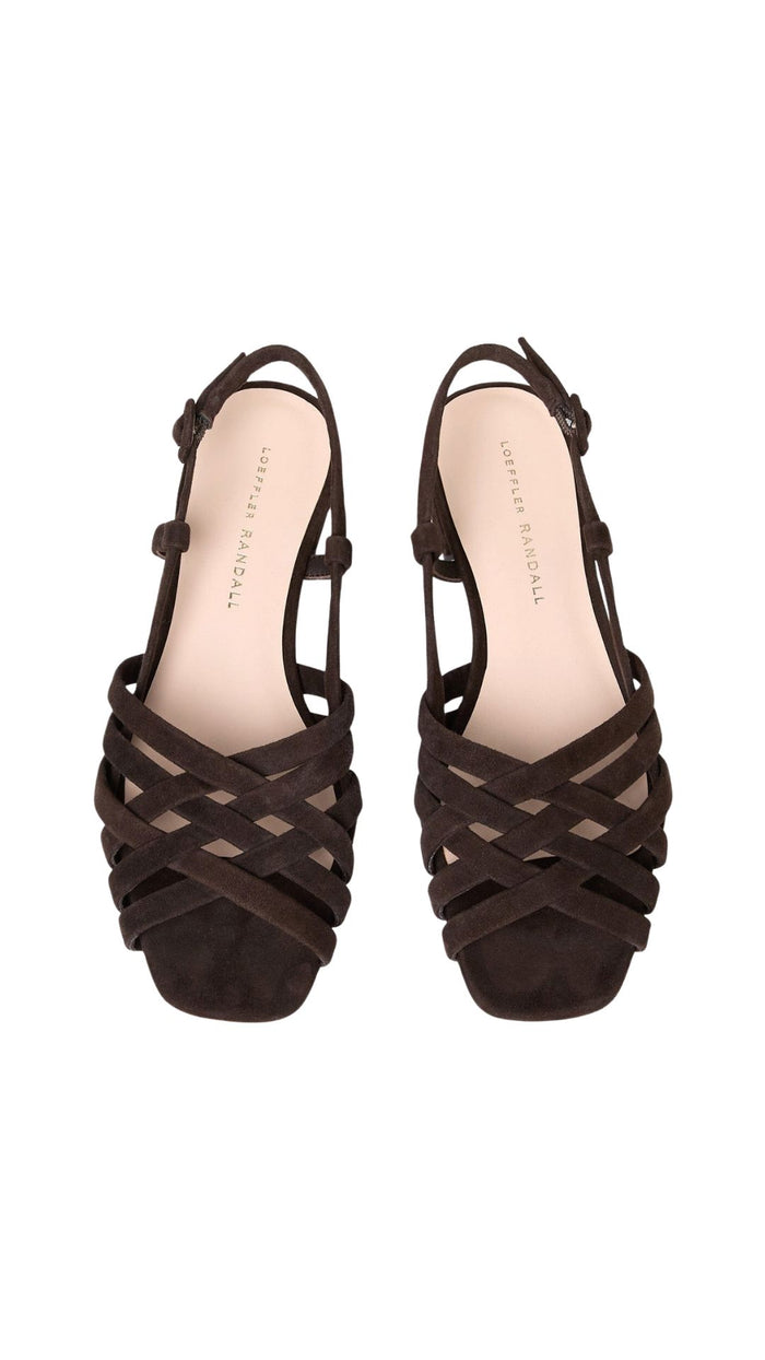 Shelly Lattice Sling Back-Shoes-Uniquities