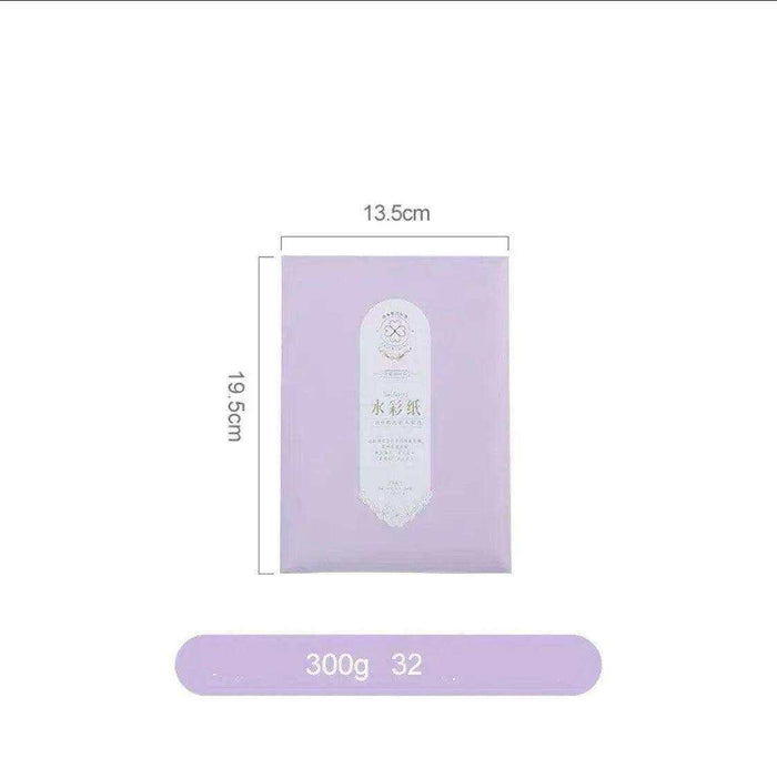 Blank shiny art paper for mixed media and cards