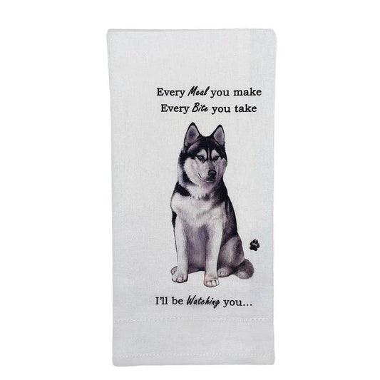 Siberian Husky Kitchen Towel - Premium Kitchen Towels from E&S Pets - Just $10.95! Shop now at Pat's Monograms