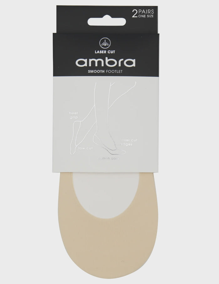 Smooth Footlet - 2pp (Natural)
