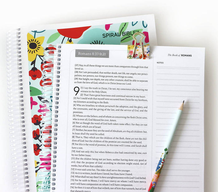 Spiral Bible™ - KJV New Testament - Field of Flowers - Premium Bible from Spiral Bible - Just $54.95! Shop now at Pat's Monograms