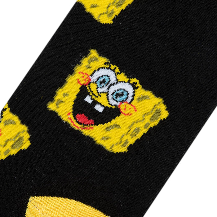 Sponge Bob Crew Socks - Premium Socks from Crazy Socks - Just $8! Shop now at Pat's Monograms