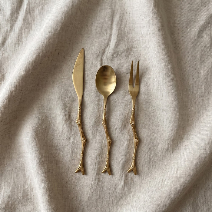 Stainless Twig Appetizer Utensils