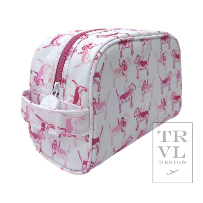 Stow It - Puppy Love Pink Dopp Kit Bag - Premium Cosmetic Bag from TRVL Design - Just $29.95! Shop now at Pat's Monograms